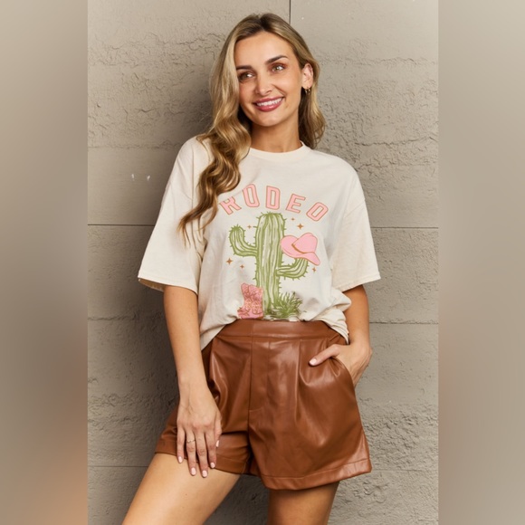 Sweet Claire Tops - 🌟NEW, CHIC**-Sweet Claire "Rodeo Cowgirl" Graphic T-Shirt OFFERS WELCOME!